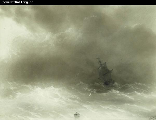 Ivan Aivazovsky A Strong Wind